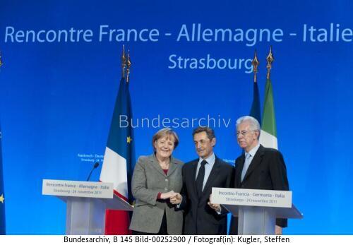 Bundeskanzlerin Merkel in Frankreich 2011