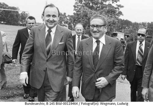 US-Außenminister Kissinger in Miesbach 1974