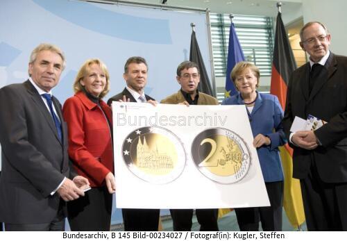 Präsentation Zwei-Euro-Sondermünze "Kölner Dom" 2011