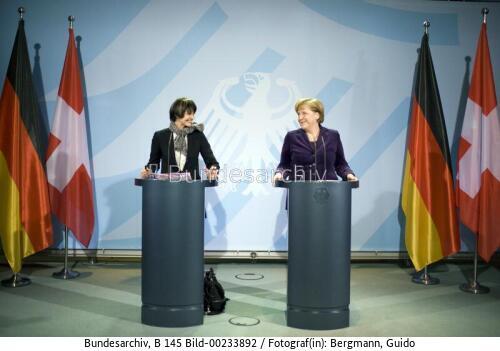 Schweizerische Bundespräsidentin Calmy-Rey in Berlin 2011