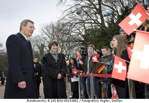 Schweizerische Bundespräsidentin Calmy-Rey in Berlin 2011
