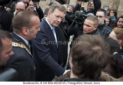 Bundespräsident Wulff in Osnabrück 2011