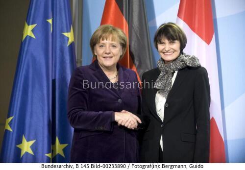 Schweizerische Bundespräsidentin Calmy-Rey in Berlin 2011