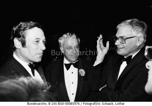 StS Bölling und Fernsehjournalist Löwenthal 1976