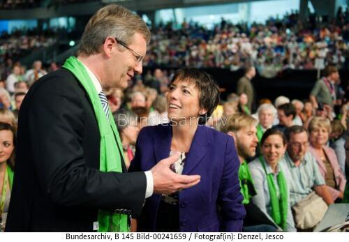 Bundespräsident Wulff beim evangelischen Kirchentag 2011