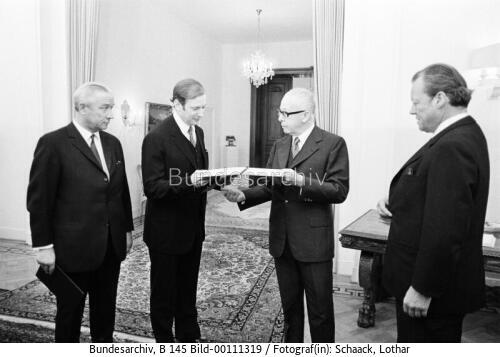 Ernennung BM von Dohnanyi 1972