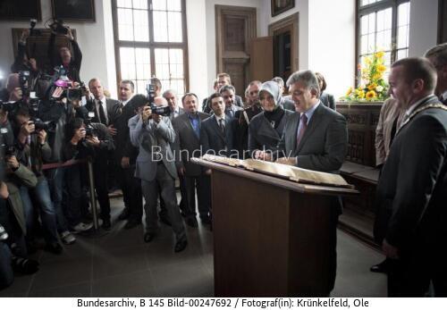 Türkischer Präsident Gül in Osnabrück 2011