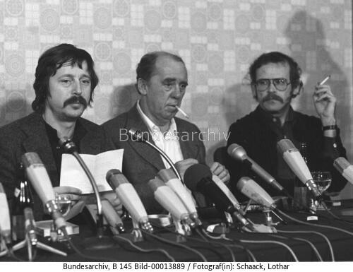 Köln, Wolf Biermann, Pressekonferenz