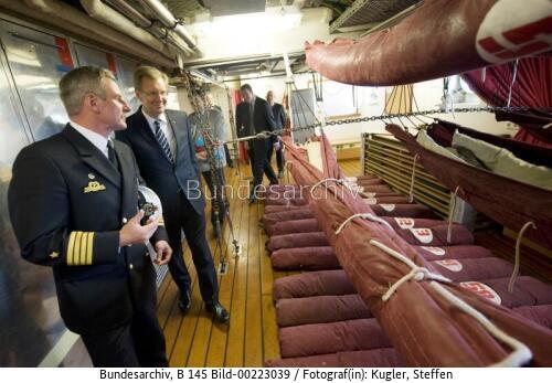 Bundespräsident Wulff besucht  Segelschulschiff "Gorch Fock" 2010