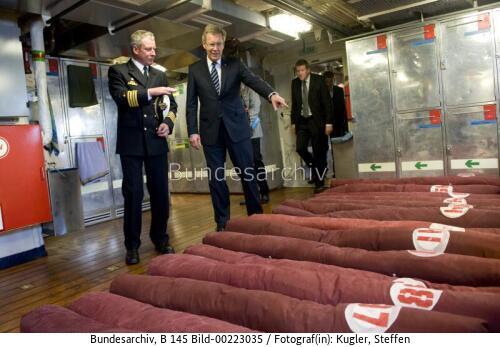 Bundespräsident Wulff besucht  Segelschulschiff "Gorch Fock" 2010