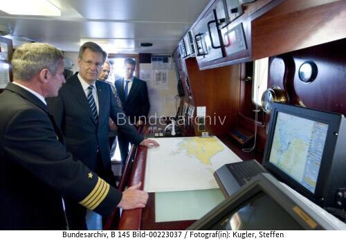 Bundespräsident Wulff besucht  Segelschulschiff "Gorch Fock" 2010