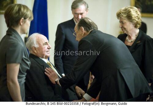 Abendessen zu Ehren von Altbundeskanzler Kohl 2009
