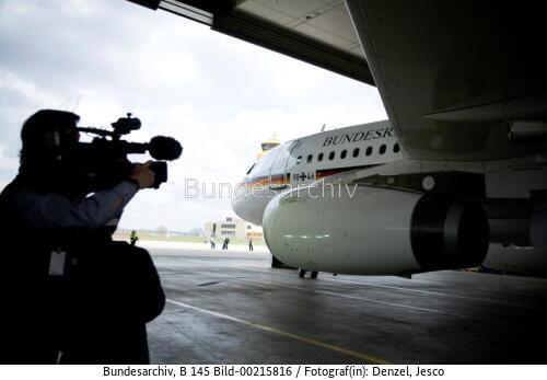 Übergabe des A319 an die Bundeswehr 2010