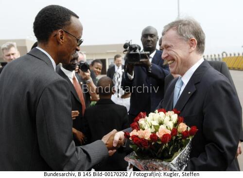 Bundespräsident Köhler in Ruanda 2008 / Afrikareise
