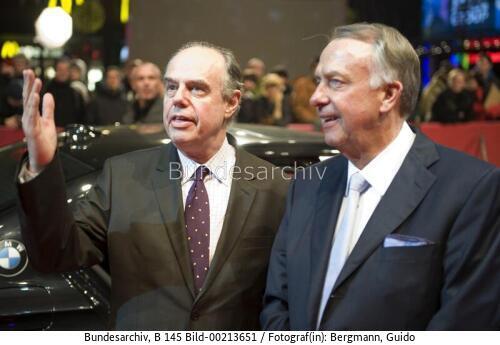 StM Neumann und französischer Kulturminister Mitterrand 2010