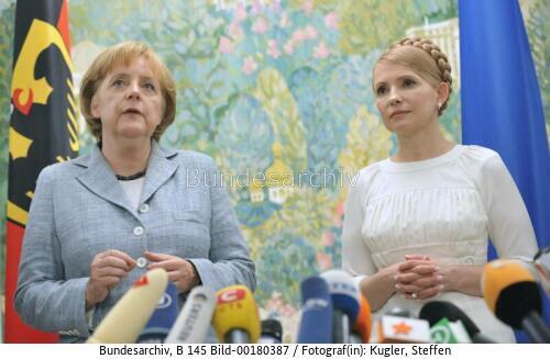 Bundeskanzlerin Angela Merkel in der Ukraine 2008