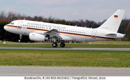 Übergabe des A319 an die Bundeswehr 2010