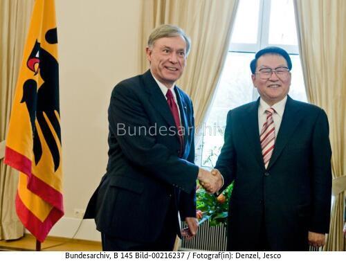 Bundespräsident Köhler empfängt Li Changchun 2010