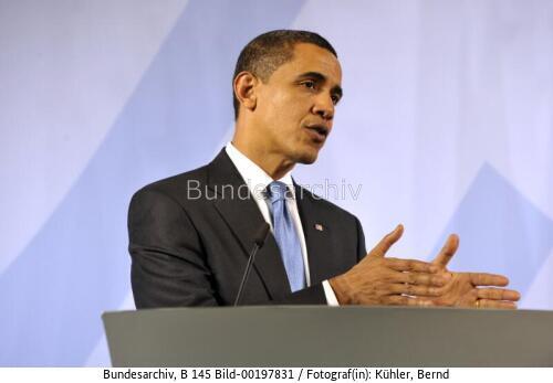 US-Präsident Barack Obama in Deutschland 2009