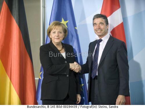 Dänischer Ministerpräsident Fogh Rasmussen in Berlin 2009