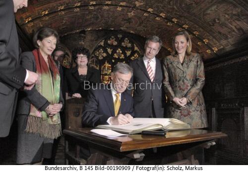 Bundespräsident Köhler in Lüneburg 2008