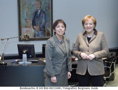 Bundeskanzlerin Merkel empfängt EKD-Vorsitzende Käßmann 2010