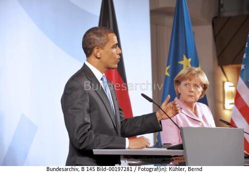 US-Präsident Barack Obama in Deutschland 2009