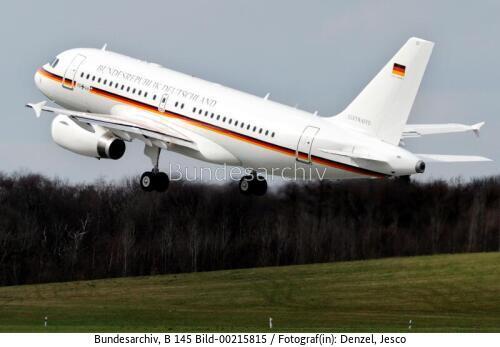 Übergabe des A319 an die Bundeswehr 2010
