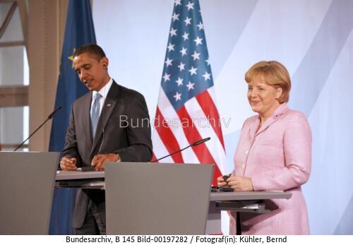 US-Präsident Barack Obama in Deutschland 2009