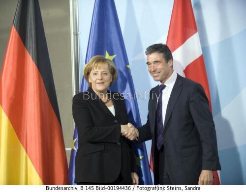Dänischer Ministerpräsident Fogh Rasmussen in Berlin 2009