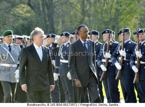 Ruandischer Präsident Kagame in Berlin 2008