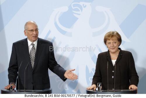 Schweizerischer Bundespräsident Couchepin in Berlin 2008