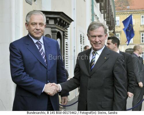 Bundespräsident Köhler in Kroatien 2008