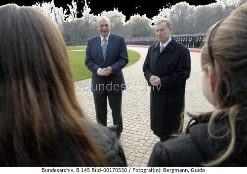Schweizerischer Bundespräsident Couchepin in Berlin 2008