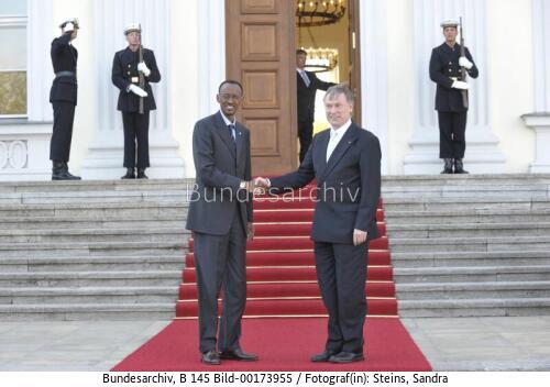 Ruandischer Präsident Kagame in Berlin 2008