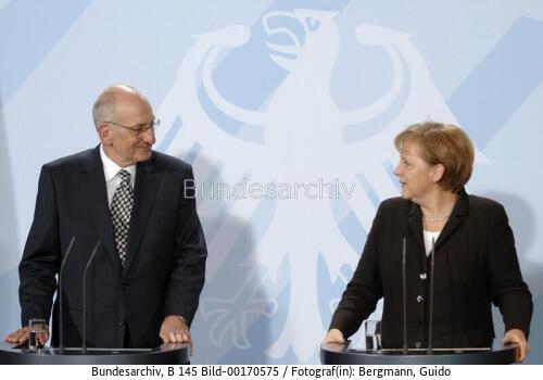 Schweizerischer Bundespräsident Couchepin in Berlin 2008