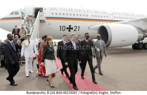 Bundespräsident Köhler in Ruanda 2008 / Afrikareise