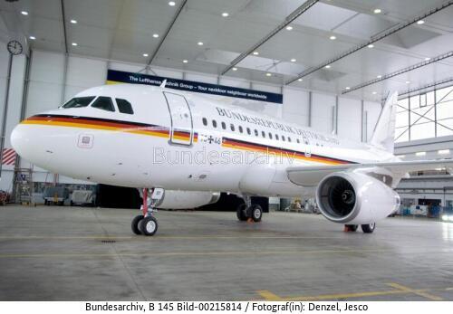 Übergabe des A319 an die Bundeswehr 2010