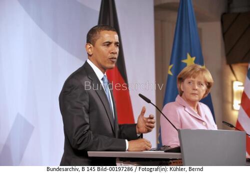 US-Präsident Barack Obama in Deutschland 2009