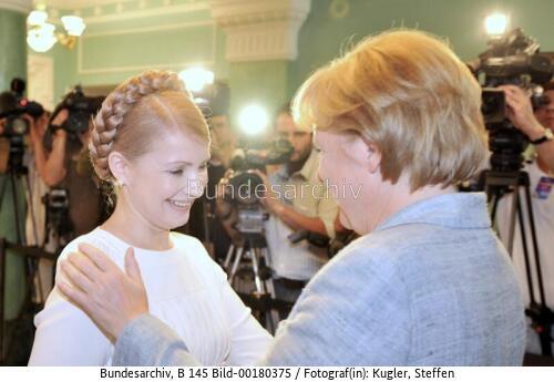 Bundeskanzlerin Angela Merkel in der Ukraine 2008