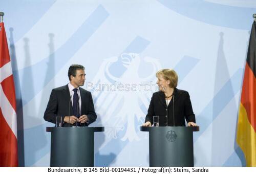 Dänischer Ministerpräsident Fogh Rasmussen in Berlin 2009