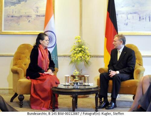 Bundespräsident Köhler in Indien 2010