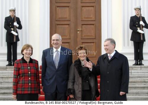 Schweizerischer Bundespräsident Couchepin in Berlin 2008
