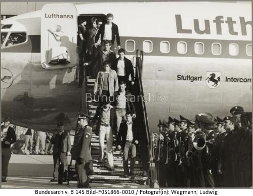 Köln/Bonn, "Landshut"-Entführung, GSG 9-Rückkehr