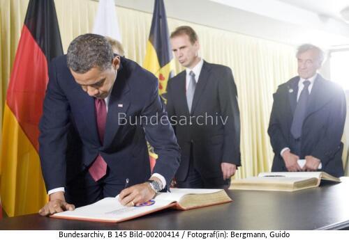 US-Präsident Obama besucht Gedenkstätte Buchenwald 2009