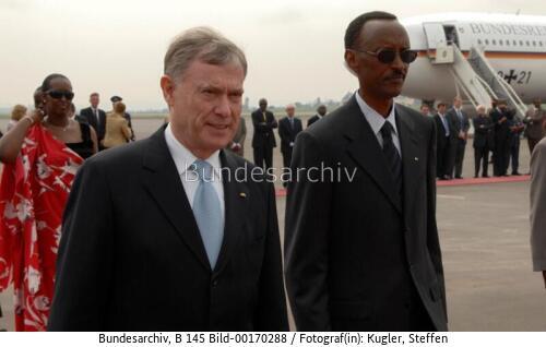 Bundespräsident Köhler in Ruanda 2008 / Afrikareise