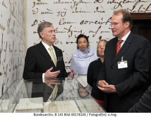 Bundespräsident Köhler im Gartenreich Dessau-Wörlitz 2008