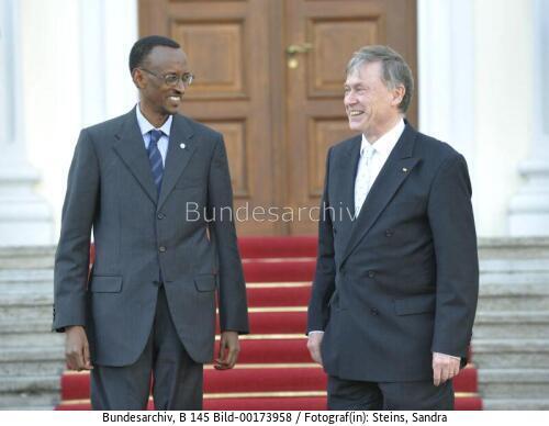 Ruandischer Präsident Kagame in Berlin 2008
