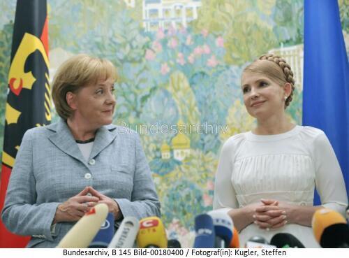 Bundeskanzlerin Angela Merkel in der Ukraine 2008