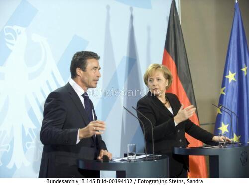 Dänischer Ministerpräsident Fogh Rasmussen in Berlin 2009